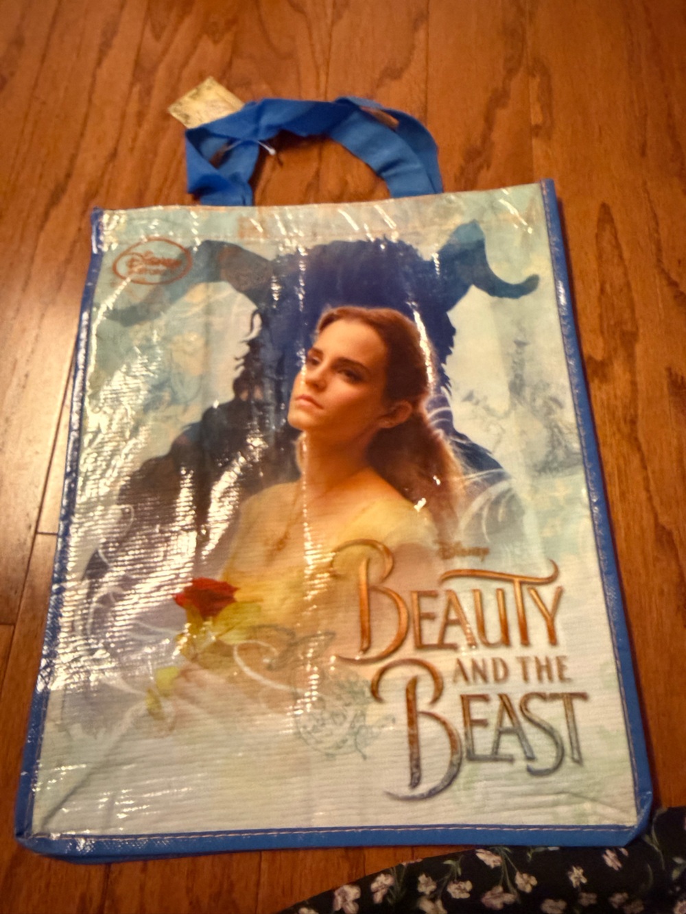 Disney Store Beauty and the Beast Reusable Tote Bag, new with a tag